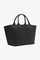 Bolso XXL negro con estampado de plátano